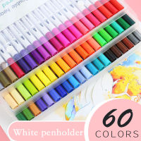 Dual Tip Brush Marker 60 Colors Artist Brush Markers Pens Coloring Markers Pen for Kids Adult Coloring Books Bullet Journaling