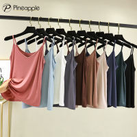 เสื้อสายเดี่ยว 8สี4ไซส์ สีพื้น บางเฉียบหลวมๆระบายอากาศ Modal camisole 0309