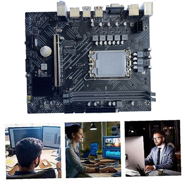 h610-motherboard-thermal-pad-thermal-grease-lga1700-ddr4-gigabit-lan-for-g6900-g7400-i3-12100-i5-12500-12th-cpu