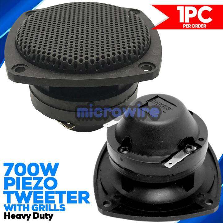 Square Piezo Tweeter With Grills 700W Heavy Duty Lazada PH