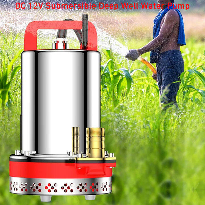 12V Submersible Deep Well Water Pump Irrigatio Solar Water Pump