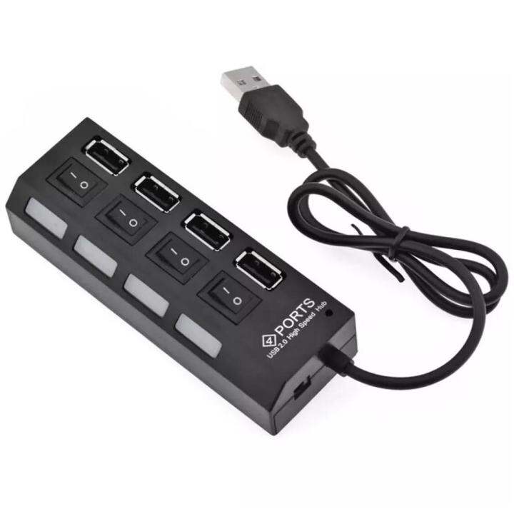 usb-hub-4-port-on-off-4-สวิซต์-usb-2-0-hub-hi-speed