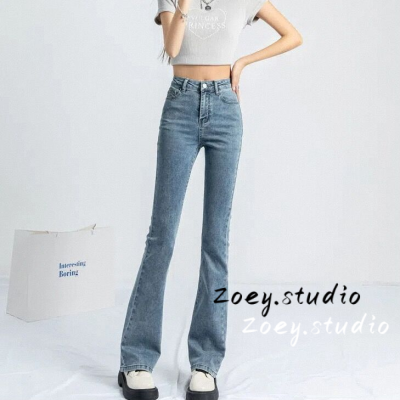 Zoey.Studio กางเกงยีนส์ กางเกงขายาว กางเกงคาร์โก้ผู้หญิง กระชับ ความสะดวกสบายความสะดวกสบาย ลำลอง 2023 NEW WNK2390676 36Z230909