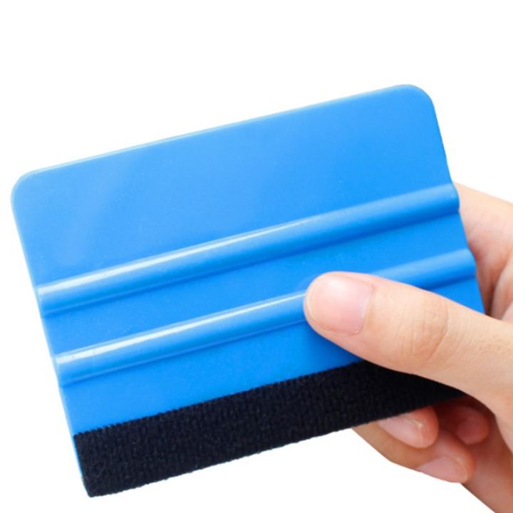 Plastic Felt Edge Squeegee - Applicator And Scraper Tool