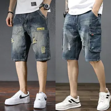 Shop Short Jeans Men Retro with great discounts and prices online