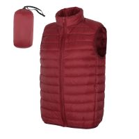 ♀ New Men Matte Down Sleeveless Weight Windbreaker Male Gilet Outwear