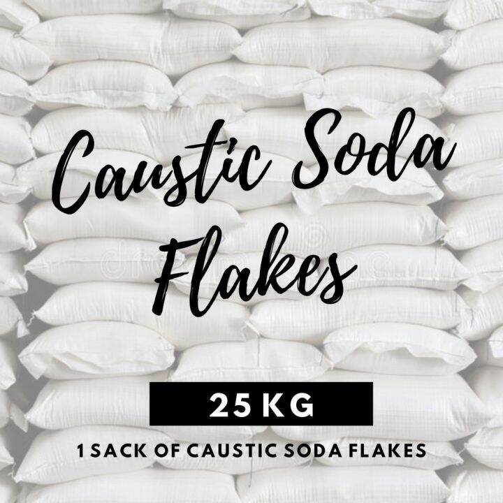 Caustic Soda / Sodium Hydroxide Flakes 25kg | Lazada PH