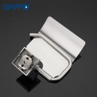 GAPPO Paper Holders Cover roll Toilet Paper holders Stainless Steel Roll Paper Hanger with Cover Bathroom Accessories Wall Mount