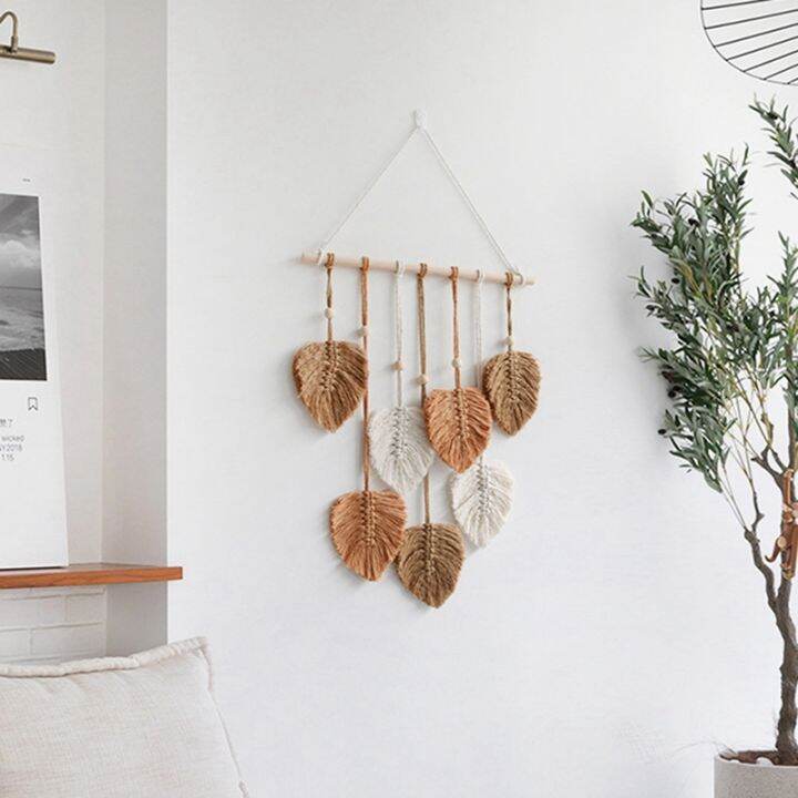 leaf-macrame-wall-hanging-boho-room-home-decor-woven-aesthetic-wall-tapestry-home-room-wedding-decoration