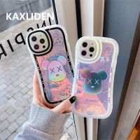 yqcx001 sell well - / Fashion Laser Cartoon Bear Phone Case For iphone 13 12 11 Pro Max 7 8 plus X XR XS Max Back Cover Cute Soft Silicone Cases Funda