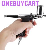 Onebuycart ชุดปากกาแอร์บรัชพ่นสี สำหรับพ่นสีงานศิลปะ 2 ถ้วย