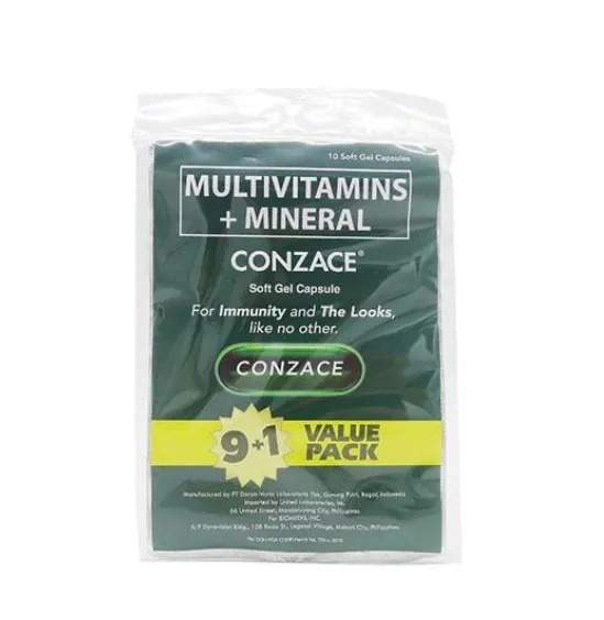 Conzace Multivitamins (10 tablets) Adult vitamins Lazada PH