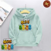 เสื้อแจ็กเก็ตกันหนาว มีฮู้ด ลาย Stumble GUYS SKIN SPECIAL SWEATER MINT สําหรับเด็กผู้ชาย ผู้หญิง อายุ 5-12 ปี