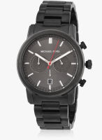 นาฬิกาข้อมือผู้ชาย MK8371 MICHAEL KORS Pennant Chronograph Gunmetal Dial Gunmetal Iron-Plated Men Wa