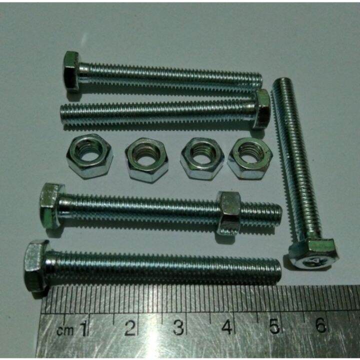 BAUT MUR PUTIH BMP M6X50MM GALVANIS ( KUNCI 10 ) | Lazada Indonesia