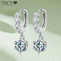 ✗  TBCYD 6.5MM Moissanite Drop Earrings Sterling Classic Six-prong Tassel Earring Luxury Jewelry