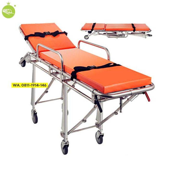 Stretcher Ambulance Stainless, Tandu Ambulan, Brangkar Medis | Lazada ...