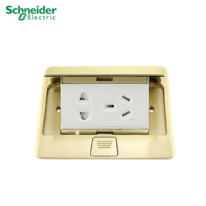 [local stock] Schneider switch socket popup five hole ground plug with
