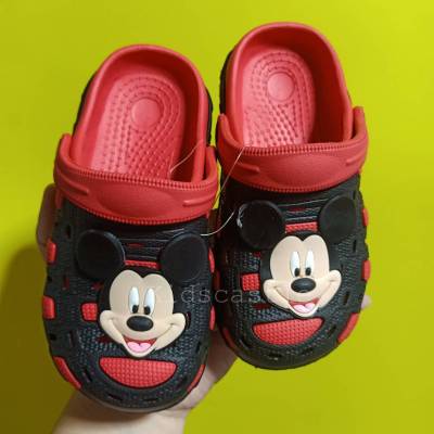 Toyswonderland รองเท้าเด็ก รองเท้ารัดส้นหัวโต ลายมิกกี้เมาส์  Disney ลิขสิทธิ์แท้ ถูกกฏหมาย