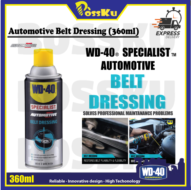 WD40 Specialist Automotive Belt Dressing Spray 360ML Lazada