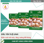 HCMDẦU TỎI TUỆ LINH Hộp 100 viên - Kiểm soát mỡ máu Tăng sức đề kháng -