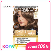 LOreal Paris Excellence Fashion 240.1g #5.13 Espresso Ash Brown ลอรีอัล ปารีส เอกซ์เซลเลนซ์ แฟชั่น ครีมเปลี่ยนสีผม เฉดโกลด์