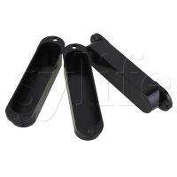 ；。‘【 3Pcs Guitar Parts Black Plastic Smooth Closed Shell Single Coil Pickup Cover