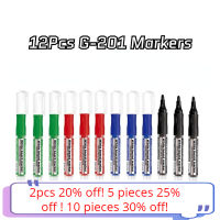 Gxin G-201 12 Pcs Erasable Whiteboard Markers,Free Shipping,Replaceable Refill,Fiber Tip,Water-based Ink,School MeetingSupplies.