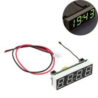 【❂Hot On Sale❂】 longshe8147471 Diy โมดูลไฟฟ้า Dc 5 ~ 30V สำหรับรถยนต์3อิน1 Led อุณหภูมินาฬิกาดิจิตอล