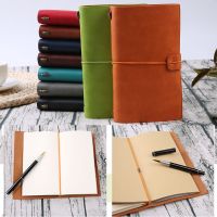 《   CYUCHEN KK 》 Travel Elegant Handcrafted Diary Notebook Engraved Leather Journal Message Notebook Handwriting Pocketbook Stationery