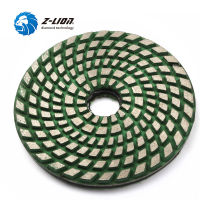 Z-LION 4" Concrete FIoor Grinding Disc Sintered MetaI Bond PoIishing Pad 100mm Dry Wet PoIishing For Concrete Abrasive Dis