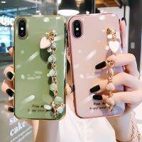 {MOUDU}สายรัดข้อมือกระเป๋านุ่มสำหรับ Huawei P10 Lite P20 P30 P40 P สมาร์ท2019 Y9 Y7 Y9S Mate 20 Lite 20X 10 TPU Cover