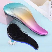 ♠ Colorful Hair Brush Children and Women Shiny Anti-knot TT Hair Comb Reduce Hair Loss Detangling Brush Scalp Massage Comb