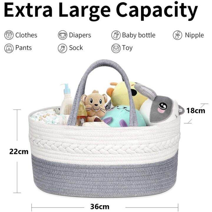 baby-diaper-caddy-3-compartment-infant-nursery-storage-portable-organizer-newborn-gift-for-diapers-amp-grey-star