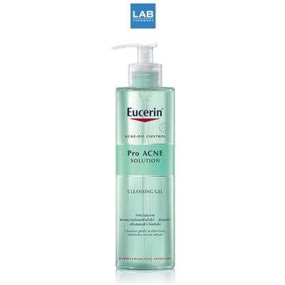 Eucerin Pro Acne Solution Cleansing Gel 200 ml. - ผลิตภัณฑ์เจลล้างหน้า สำหรับผู้เป็นสิวง่าย