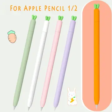 Hard to Fade Durable Cute Cartoon Pencil Case Colorfast Pencil Case Carrot  Shape for Students