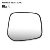 เนื้อเลนส์กระจก ข้าง ขวา ใส่ Mitsubishi L200 New Starada Pick Up 2000 - 2005 Right Wing Side Door Mirror Glass Len L200 Strada Animal 2000-2005 Toyota