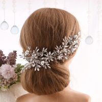 ▫▨◑ HP289 Bridal Tiara for Women Wedding Headwear Bride Hair Accessories Crystal Headpiece Headdress Wreath Bridesmaid Gift