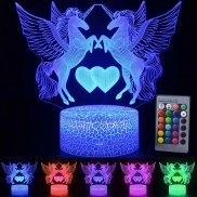 Unicorn Lamp Night Light Pegasus 3D Led Lamps Night Light LED Night Light