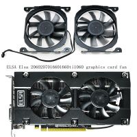 Gratis Ongkir/ต้นฉบับ☁ELSA Elsa GTX 1060 1660 Cf-12815S แฟนกราฟิก2070 2060 1660ti