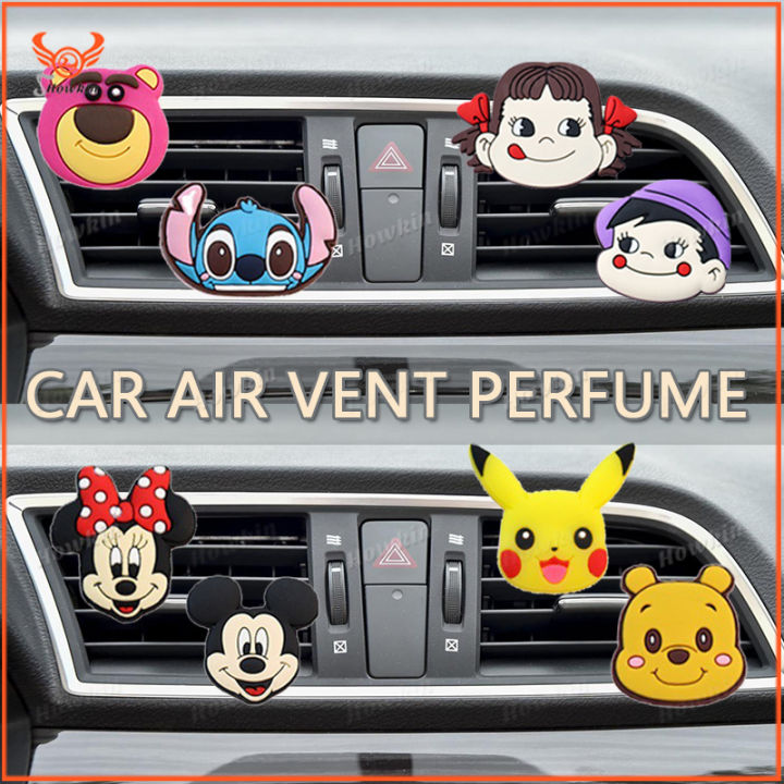 Cute cartoon car air purifier air conditioner outlet decoration
