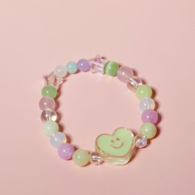 LETSGETAWAY - Lucky Stone Bracelet (Preorder 7 days) *ไม่ต้องเผื่อไซส์นะคะ* / กำไลข้อมือหินมงคล สุดน่ารัก รุ่น  Grape Juice (สินค้าจัดส่งหลังสั่งซื้อ 7 วัน ทำการ)