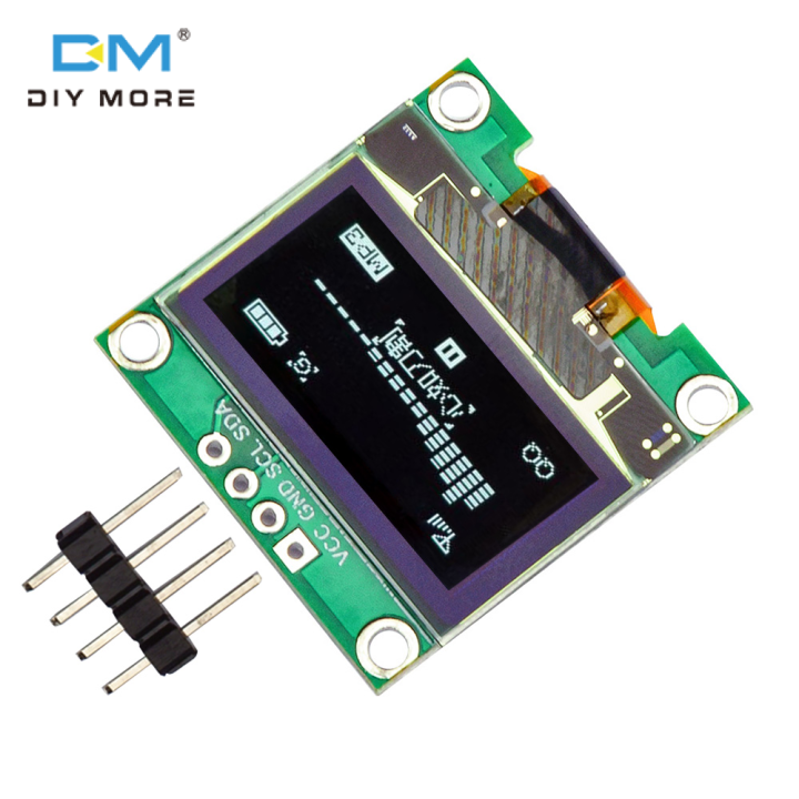 diymore 0.96 Inch Oled IIC Serial White OLED Display Module 128X64 I2C ...
