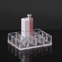 [NEW] New 12 Grids Acrylic Lipstick Holder Cosmetic Storage Box Makeup Organizer Lip Gloss Case Desktop Sundries Jewelry Display Box