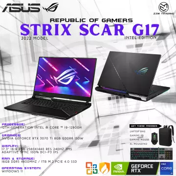 ASUS ROG STRIX SCAR 17 (G733PZ-XS96) 17.3 240Hz 3ms WQHD (100% DCI-P3)  Gaming