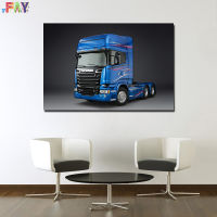 โปสเตอร์พิมพ์ผ้าใบรถบรรทุก R730 FAY-Scania ภาพศิลปะบนผืนผ้าใบสำหรับติดกำแพงพิมพ์โปสเตอร์ใช้สำหรับของตกแต่งบ้าน