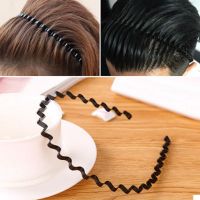 【CW】 Men Wavy Hair Hoop Band Sport Headband Hairband Fashion Anti-slip Face Washing Makeup Hot