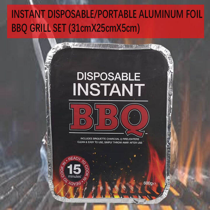 RON3STORE Instant Disposable / Portable Aluminum Foil BBQ Grill not