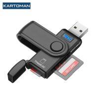 KARTOMAN USB 3.0 Multi Pembaca Kartu Memori OTG Android Adaptor Cardreader Micro SD/TF Microsd Pembaca Komputer Pc