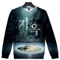 Hellbound-Sudadera con capucha de la serie de TV coreana para hombre y mujer, suéter sin capucha de manga larga, sudadera Harajuku, 3d